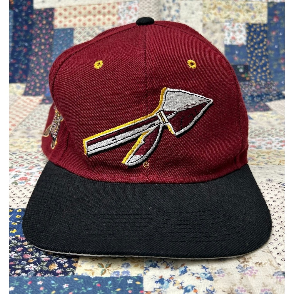 Vintage FSU fitted hat 7 3/8 100% Wool‎ Florida State University NCAA 90s SAMPLE